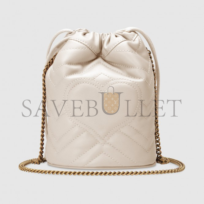 GUCCI GG MARMONT MINI BUCKET BAG 575163  (19*17*10.5cm)